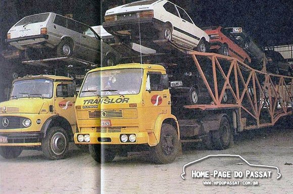Caminhões cegonha antigos - Translor (1986)