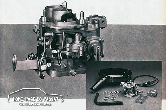Kit de carburação Weber: mini progressivo